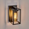 Portalis Lampada da parete per esterno, Applique Nero, 1-Luce