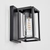Portalis Lampada da parete per esterno, Applique Nero, 1-Luce
