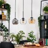 Ripoll Lampadario a sospensione, Lampada a sfera, Lampada a sospensione Écru, Nero, 3-Luci