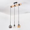 Ripoll Lampadario a sospensione, Lampada a sfera, Lampada a sospensione Écru, Nero, 3-Luci