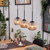 Ripoll Lampadario a sospensione, Lampada a sfera, Lampada a sospensione Écru, Nero, 3-Luci