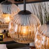 Ripoll Lampadario a sospensione, Lampada a sfera, Lampada a sospensione Écru, Nero, 3-Luci