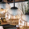 Ripoll Lampadario a sospensione, Lampada a sfera, Lampada a sospensione Écru, Nero, 3-Luci