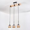 Ripoll Lampadario a sospensione, Lampada a sfera, Lampada a sospensione Écru, Nero, 3-Luci