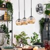 Ripoll Lampadario a sospensione, Lampada a sfera, Lampada a sospensione Écru, Nero, 3-Luci