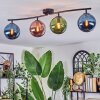 Gastor Plafoniera, Lampada a sfera Blu, Verde, Ramato, 4-Luci