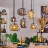 Apedo Lampadario a sospensione, Lampada a sfera, Lampada a sospensione Ambrato, Grigio fumo, 6-Luci