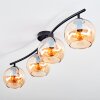 Koyoto Plafoniera, Lampada a sfera Ambrato, 4-Luci