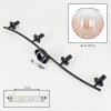Koyoto Plafoniera, Lampada a sfera Ambrato, Chiaro, 4-Luci
