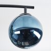 Gastor Plafoniera, Lampada a sfera Blu, Cromo, Verde, Grigio fumo, 4-Luci