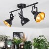Toren Plafoniera, Faretto da soffitto Cromo, Nero, 3-Luci