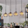 Koyoto Lampadario a sospensione, Lampada a sfera, Lampada a sospensione Ambrato, Chiaro, 4-Luci