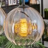 Koyoto Lampadario a sospensione, Lampada a sfera, Lampada a sospensione Ambrato, Chiaro, 4-Luci