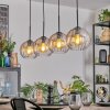 Koyoto Lampadario a sospensione, Lampada a sfera, Lampada a sospensione Ambrato, Chiaro, 4-Luci