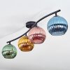 Koyoto Plafoniera, Lampada a sfera Blu, Oro, Verde, Ramato, 4-Luci