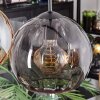Koyoto Lampadario a sospensione, Lampada a sfera, Lampada a sospensione Ambrato, Grigio fumo, 4-Luci