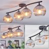 Koyoto Plafoniera, Lampada a sfera Chiaro, Grigio fumo, 4-Luci