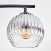 Koyoto Plafoniera, Lampada a sfera Chiaro, Grigio fumo, 4-Luci