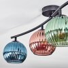 Koyoto Plafoniera, Lampada a sfera Blu, Verde, Ramato, 4-Luci