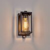 Portalis Lampada da parete per esterno, Applique Nero, 1-Luce, Sensori di movimento