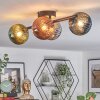 Chehalis Plafoniera, Lampada a sfera Blu, Verde, Ramato, Grigio fumo, 4-Luci
