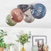 Chehalis Plafoniera, Lampada a sfera Blu, Verde, Ramato, Grigio fumo, 4-Luci