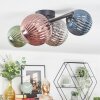 Chehalis Plafoniera, Lampada a sfera Blu, Verde, Ramato, Grigio fumo, 4-Luci