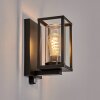 Portalis Lampada da parete per esterno, Applique Nero, 1-Luce, Sensori di movimento
