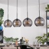 Koyoto Lampadario a sospensione, Lampada a sfera, Lampada a sospensione Grigio fumo, 4-Luci