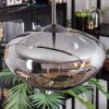 Mertola Lampadario a sospensione, Lampada a sospensione Ambrato, Grigio fumo, 4-Luci