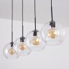 Koyoto Lampadario a sospensione, Lampada a sfera, Lampada a sospensione Chiaro, 4-Luci