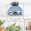 Koyoto Plafoniera, Lampada a sfera 25 cm Blu, Chiaro, 1-Luce