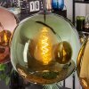Koyoto Lampadario a sospensione, Lampada a sfera, Lampada a sospensione Blu, Oro, Verde, Ramato, 4-Luci