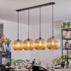 Koyoto Lampadario a sospensione, Lampada a sfera, Lampada a sospensione Ambrato, 4-Luci