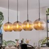 Koyoto Lampadario a sospensione, Lampada a sfera, Lampada a sospensione Ambrato, 4-Luci