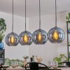 Koyoto Lampadario a sospensione, Lampada a sfera, Lampada a sospensione Blu, 4-Luci