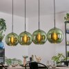 Koyoto Lampadario a sospensione, Lampada a sfera, Lampada a sospensione Verde, 4-Luci