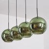 Koyoto Lampadario a sospensione, Lampada a sfera, Lampada a sospensione Verde, 4-Luci