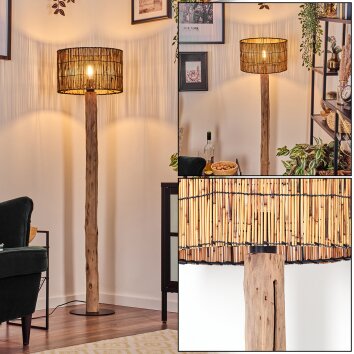 Cando Lampada da terra Écru, Nero, 1-Luce