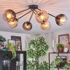 Koyoto Plafoniera, Lampada a sfera 77.5 cm Ambrato, Chiaro, Grigio fumo, 6-Luci