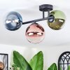 Chehalis Plafoniera, Lampada a sfera Blu, Verde, Chiaro, Ramato, 3-Luci