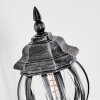 Lentua Lampada da parete per esterno, Applique Nero, Argento, 1-Luce, Sensori di movimento