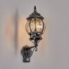 Lentua Lampada da parete per esterno, Applique Nero, Argento, 1-Luce, Sensori di movimento
