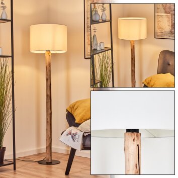 Bassagoda Lampada da terra Écru, Nero, 1-Luce