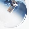Chehalis Plafoniera, Lampada a sfera Blu, Cromo, Verde, Chiaro, Ramato, Grigio fumo, 5-Luci