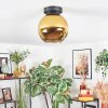 Koyoto Plafoniera, Lampada a sfera 20 cm Oro, 1-Luce