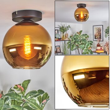Koyoto Plafoniera, Lampada a sfera 20 cm Oro, 1-Luce