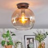 Koyoto Plafoniera, Lampada a sfera Ambrato, Chiaro, 1-Luce