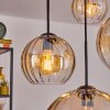 Koyoto Lampadario a sospensione, Lampada a sfera, Lampada a sospensione 30 cm Ambrato, Chiaro, 4-Luci