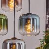 Lauden Lampadario a sospensione, Lampada a sfera, Lampada a sospensione Blu, Verde, Chiaro, Ramato, Grigio fumo, 4-Luci